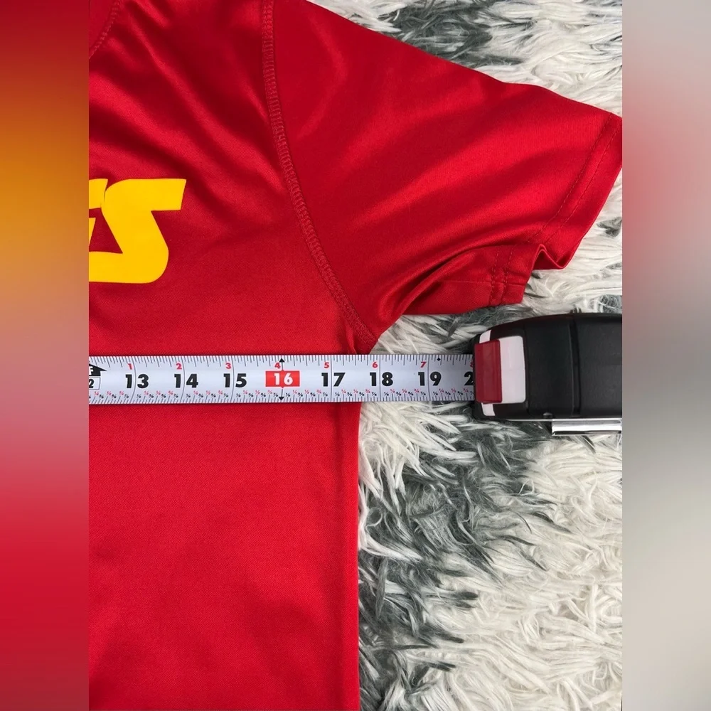 NFL Kids Boys CHIEFS T-shirt Red Yellow White Size Large 14/16
